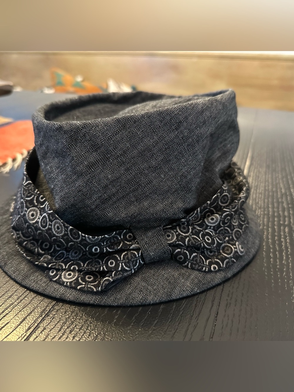🦋 Grey/Blue Bucket Hat - Women